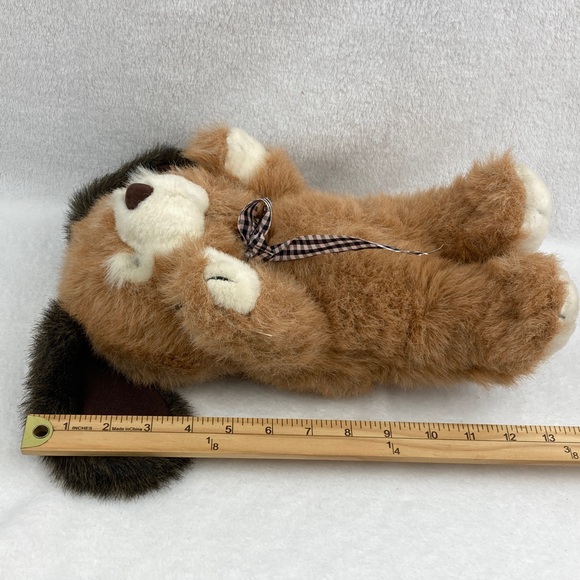 Fairview VTG 1990 Brown and White Plush Stuffed Animal Toy 13” - Picture 10 of 10